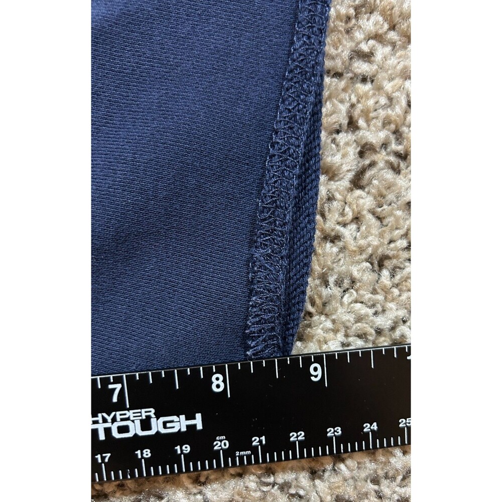 YoungLA French Terry Shorts 8" Men’s Medium Navy Blue Gym Run Train Pockets - Picture 8 of 8